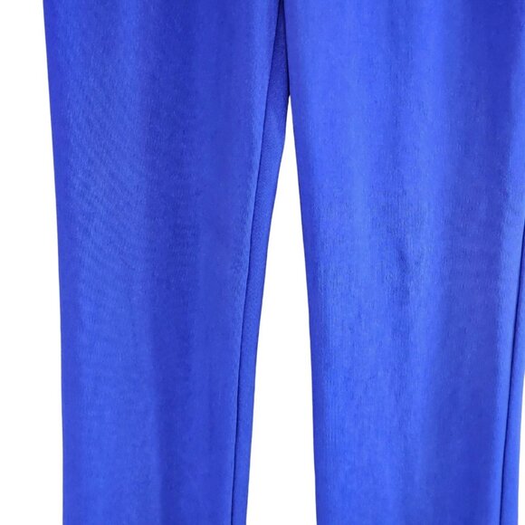 Vintage Womens Western Ranch Show Pants Cobalt‎ Blue Slinky Knit Size XS 26 X 32 - Picture 3 of 11